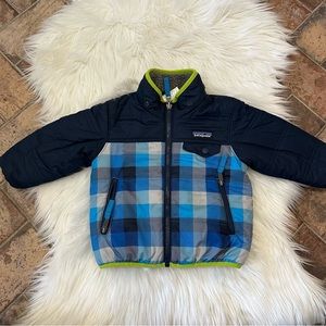 [Patagonia] Reversible Tribbles Hoodie - Size 12-18 months